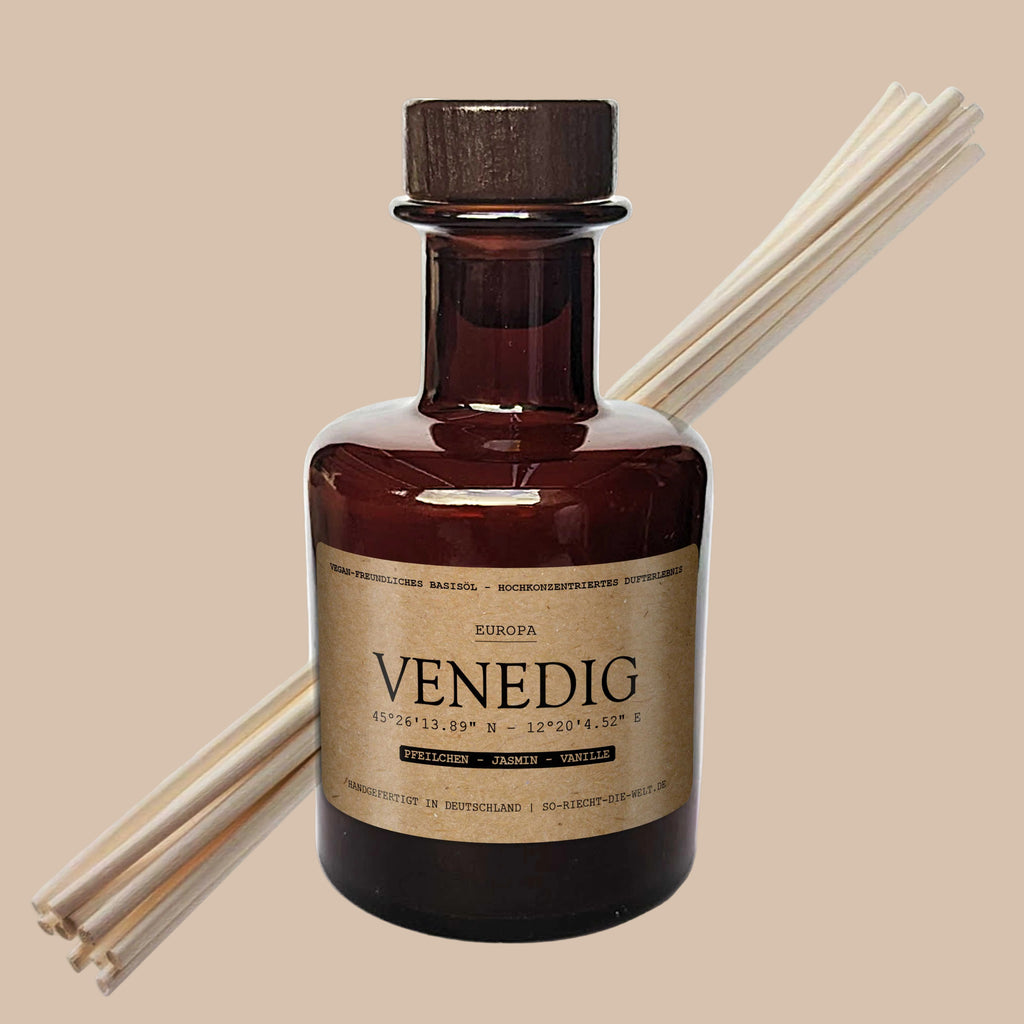 Venedig  Diffusor- Pfeilchen, Jasmin, Vanille